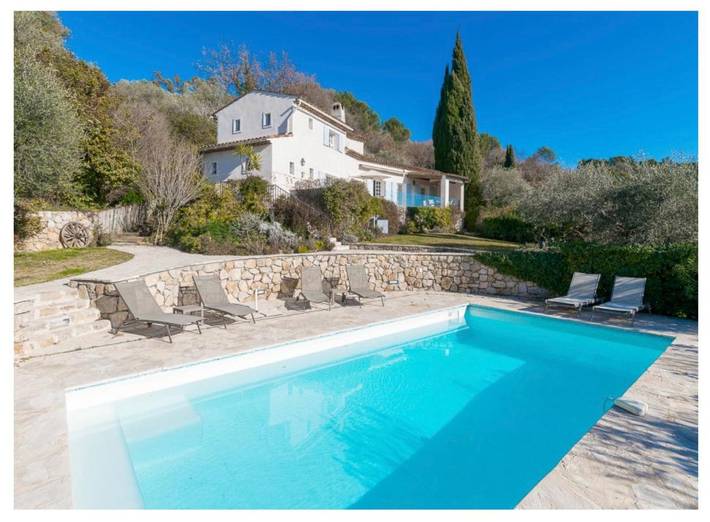 Location de vacances pour 13 personnes, avec jardin ainsi que vue et piscine à Mouans-Sartoux - 3
