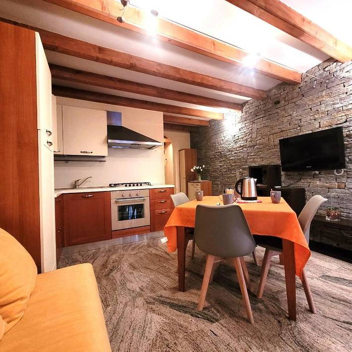 Ferienhaus für 4 Personen, mit Terrasse und Sauna, mit Haustier