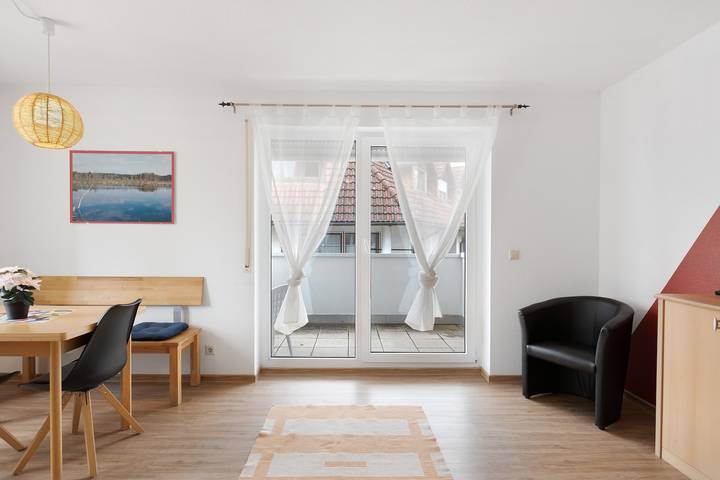 Geheel appartement, Appartement 44 met Dreiweltencard en balkon – op slechts 2 minuten lopen van Solemar in Bad Dürrheim, Central Black Forest