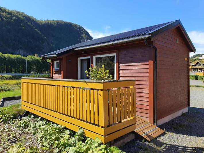 Camping für 4 Personen, mit Terrasse und Ausblick sowie Seeblick in Norwegen - 4