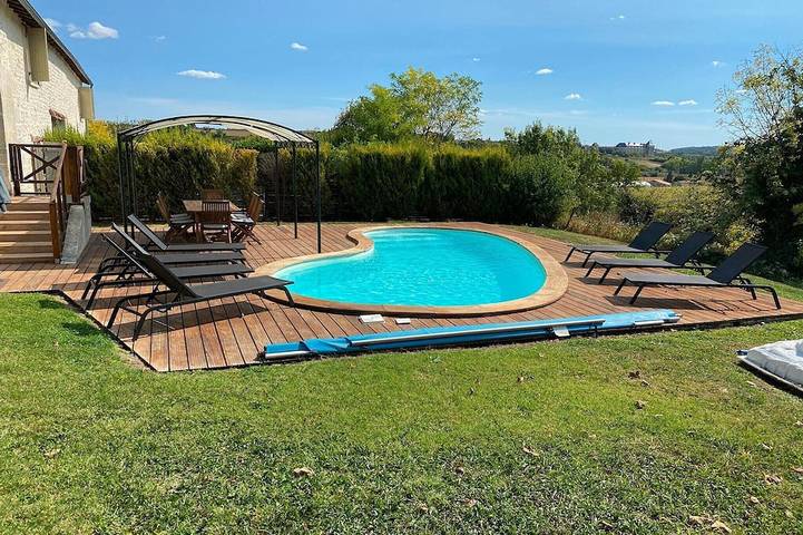 Maison de vacances pour 8 personnes, avec Terrasse et Piscine