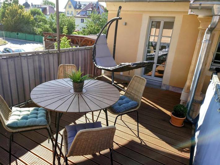 Ferienwohnung für 4 Personen, mit Balkon und Terrasse in Heidenau - 3