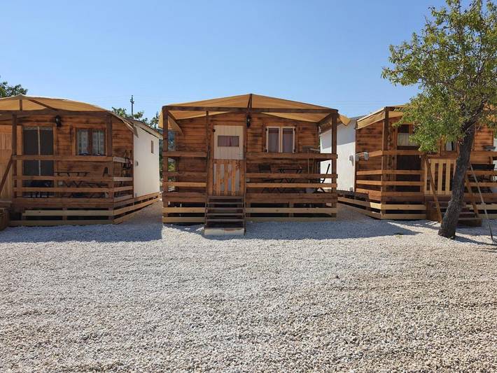 Maison de vacances pour 3 personnes, avec piscine ainsi que vue et jardin, animaux acceptés