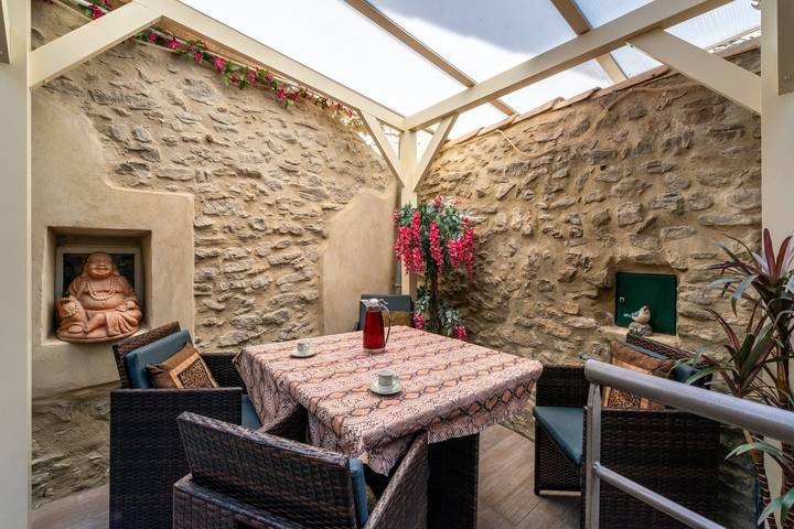 Location de vacances pour 4 personnes, avec Terrasse à La Livinière