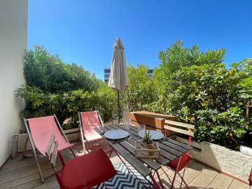Gîte pour 2 personnes, avec terrasse à Sète