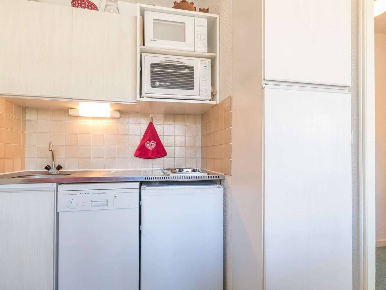 Apartamento entero, Apartamento Montgenèvre - 2 habitaciones, balcón, lavadora, Tv in Montgenèvre, Briançon region