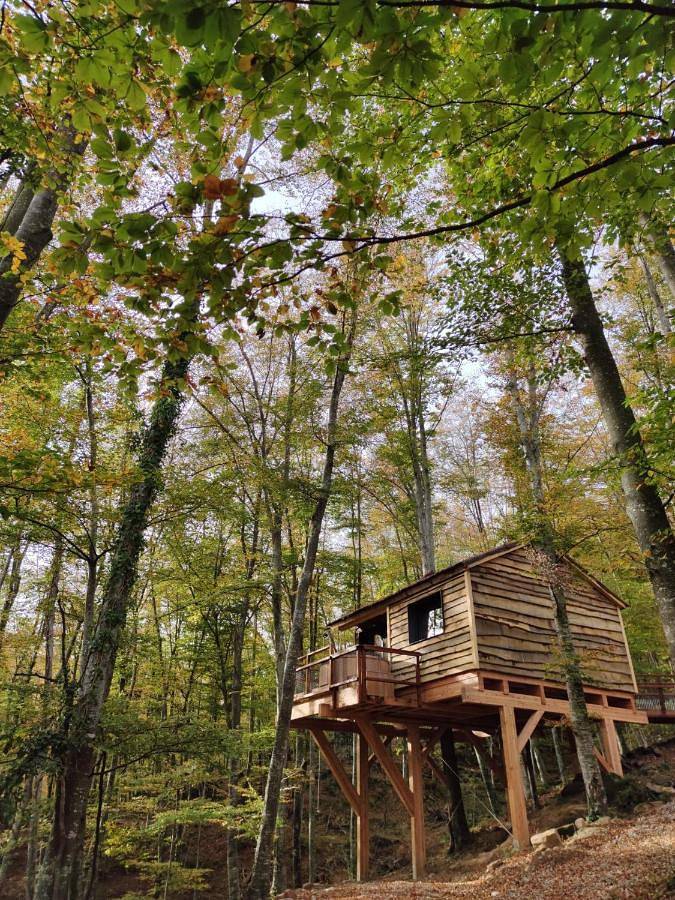 Camping para 4 personas, con Jacuzzi además de Terraza y Jardín en Garrotxa