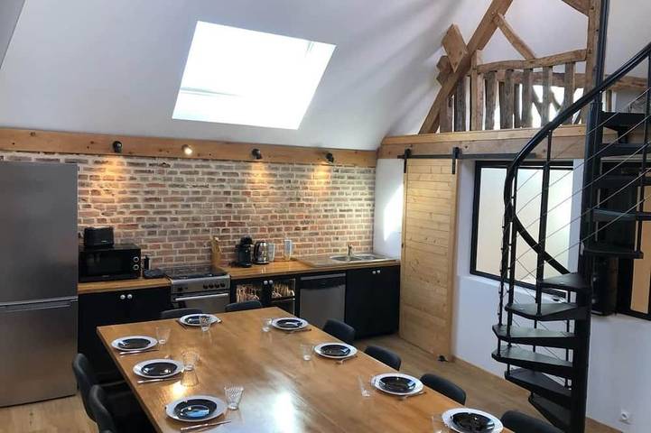 Gîte pour 5 personnes, avec jardin à Talmas