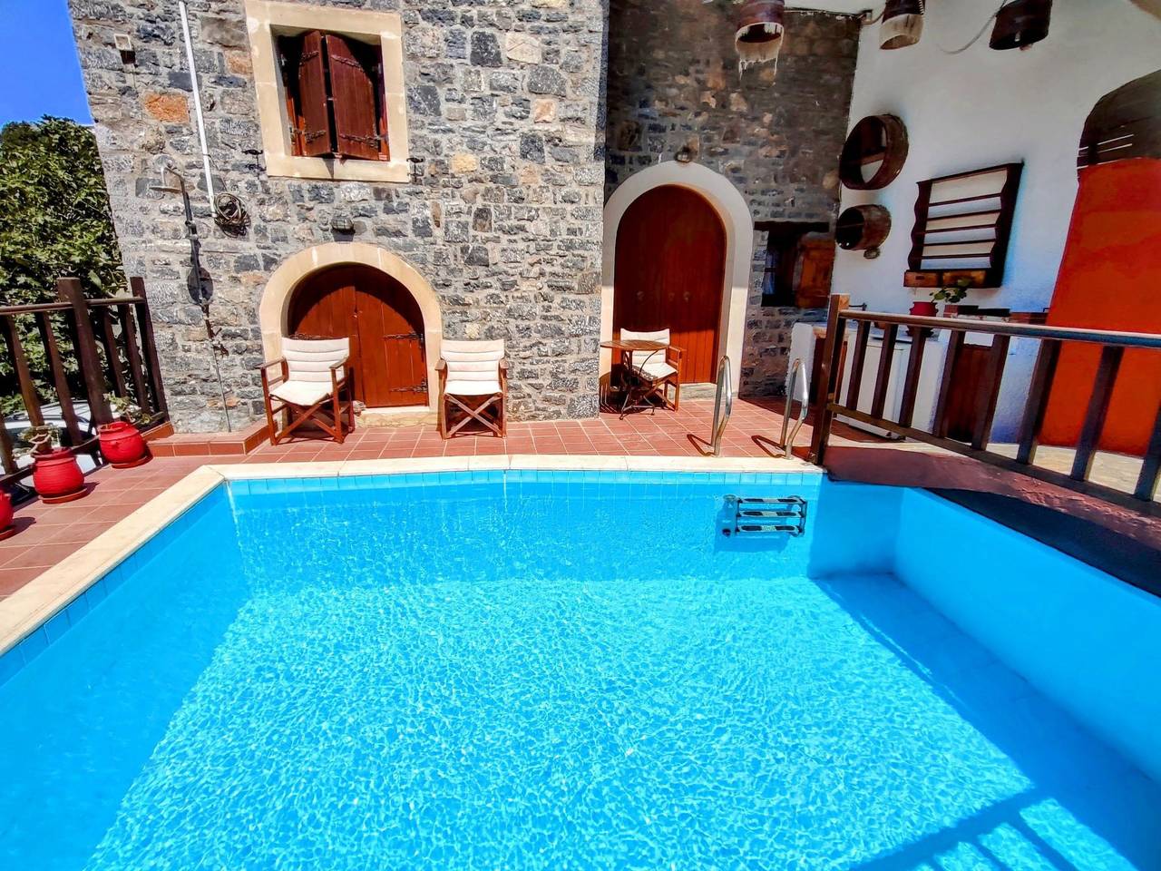 Steinhaus Erato Privater Pool Landschaftliche Kretische Ansichten in Elounda, Lasithi