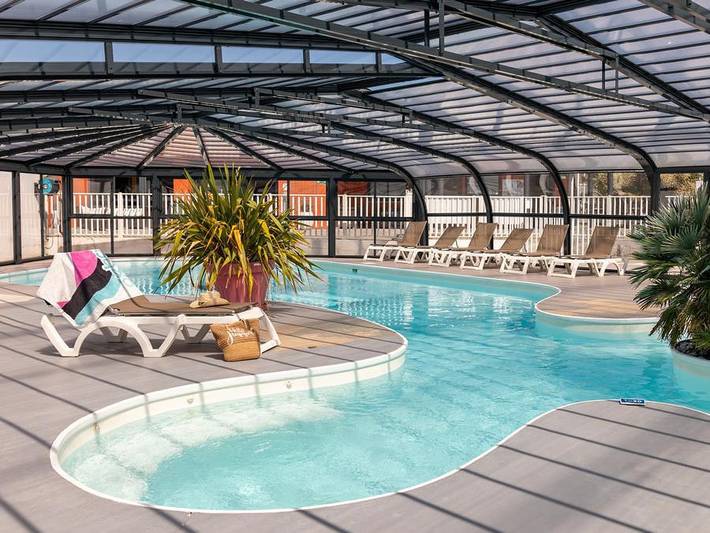 Camping voor 6 personen, met Terras en Kinderzwembad in Morbihan