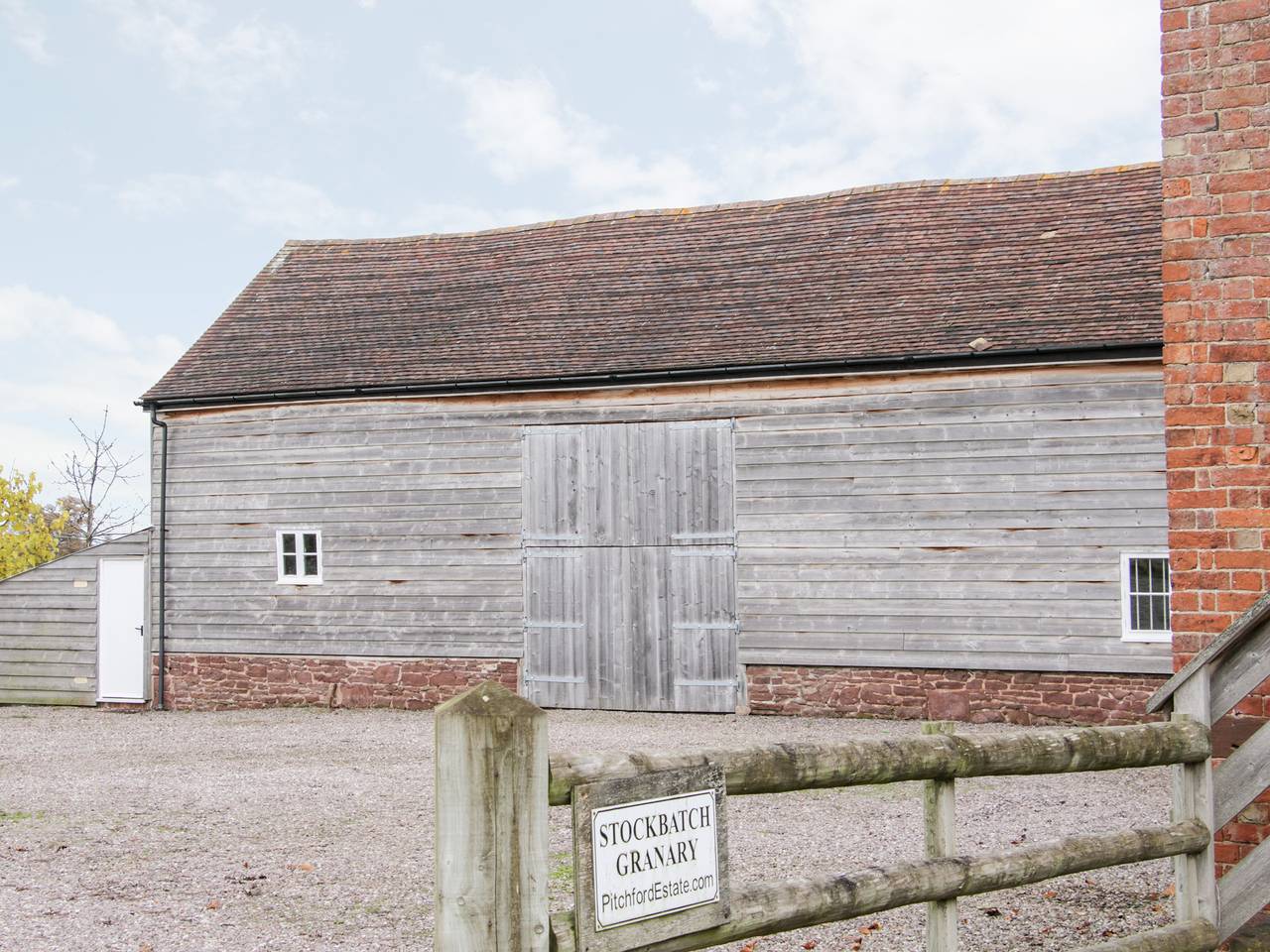 Stockbatch Granary at Pitchford Estate in Shropshire Hills