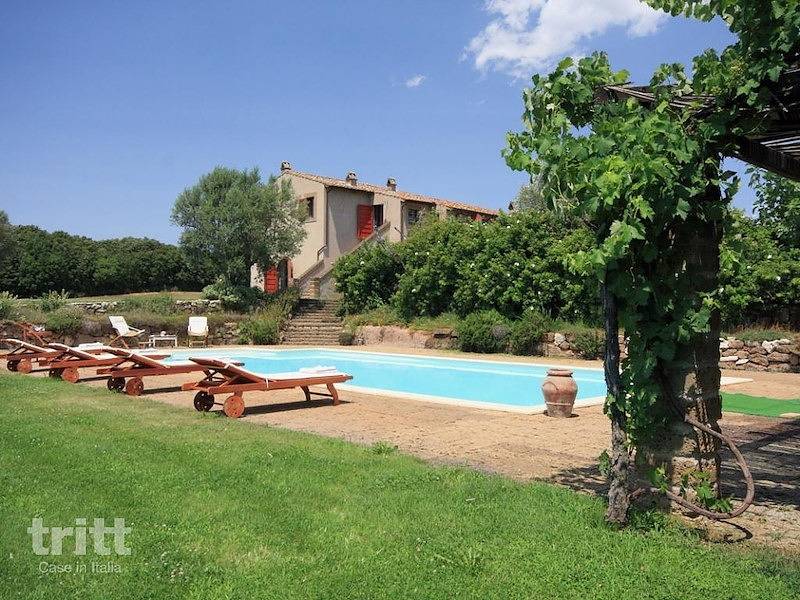 Tritt — In zentraler Lage in Orte befindet sich dieses Ferienhaus für 8 Personen mit Pool in Orte, Terni Provinz