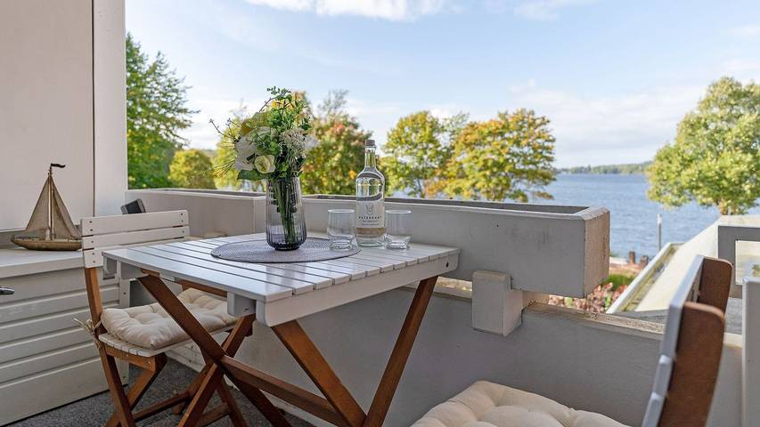 Ferienwohnung für 2 Personen, mit Balkon, mit Haustier am Dieksee