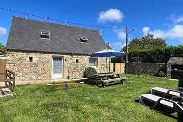 Location de vacances pour 5 personnes, avec jardin, animaux acceptés à Ploudalmézeau