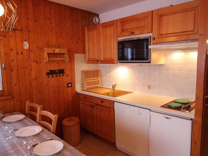 Apartamento entero, Estudio Les Saisies para 6 personas con balcón in Les Saisies, Albertville region