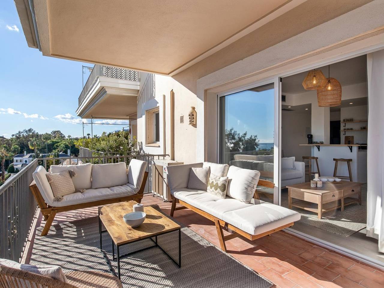 Geheel vakantieappartement, Vakantieappartement voor 4 personen met uitzicht op zee in Medina Gardens, Marbella