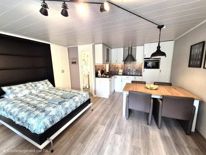 Gîte pour 4 personnes, avec Terrasse et Jardin ainsi que Piscine et Vue dans Grottes de Han - 2
