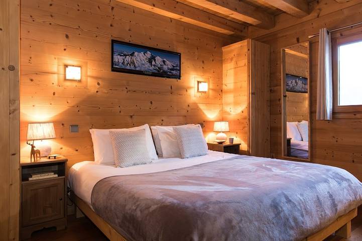 Luxuriöses Chalet | Whirlpool & Sauna | Mont Blanc Massivblick | Schlafmöglichkeiten für 10 in Les Houches, Mont-Blanc-Massiv