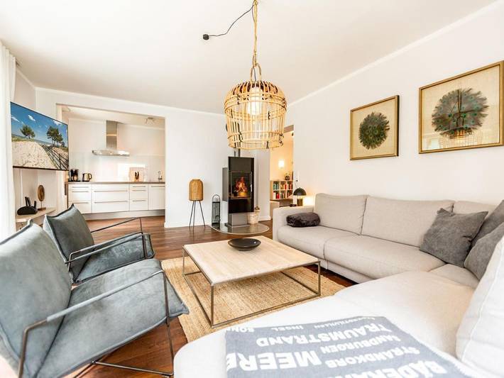 Ferienhaus für 8 Personen, mit Balkon und Terrasse sowie Garten