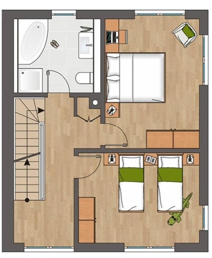Villa für 4 Personen, mit Meerblick und Sauna sowie Terrasse an der Ostsee - 4
