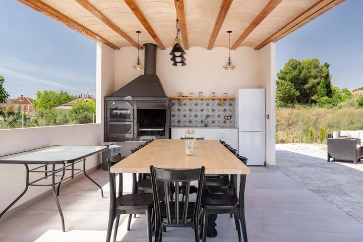 Holzhütte Cortijo la Jimena 2 (mit privatem Pool) in Caravaca de la Cruz, Murcia Binnenland