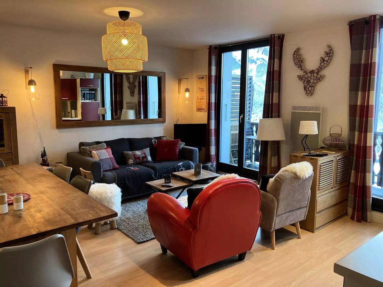 Entire apartment, 3 pieces for 6 persons in Châtel, Les Portes du Soleil
