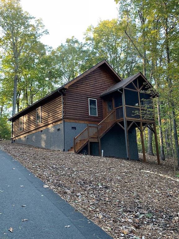 Neues Blockhaus in Saluda, Nc in Saluda, Polk County NC