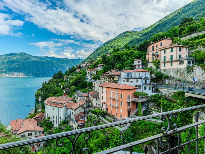 Gîte pour 3 personnes, avec vue sur le lac et balcon dans Nesso - 2
