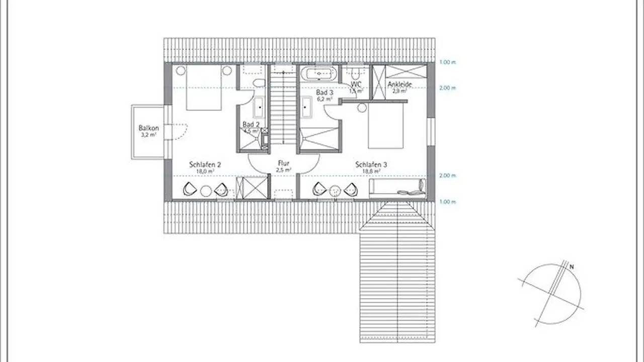 Ganze Ferienwohnung, Ferienwohnung für 8 Personen (180 m²) in Helgoland in Helgoland