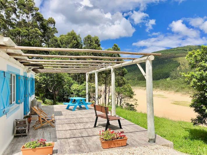 Apartamento para 4 personas, con Vistas al mar y Jardín en Ortigueira