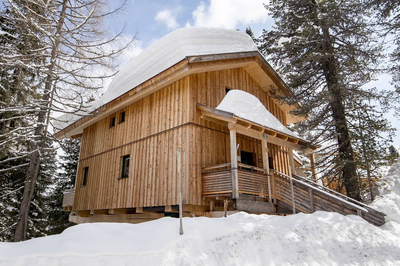 Ferienhaus # 22 mit Sauna und Whirlpool innen in Stadl-Predlitz, Turracher Höhe