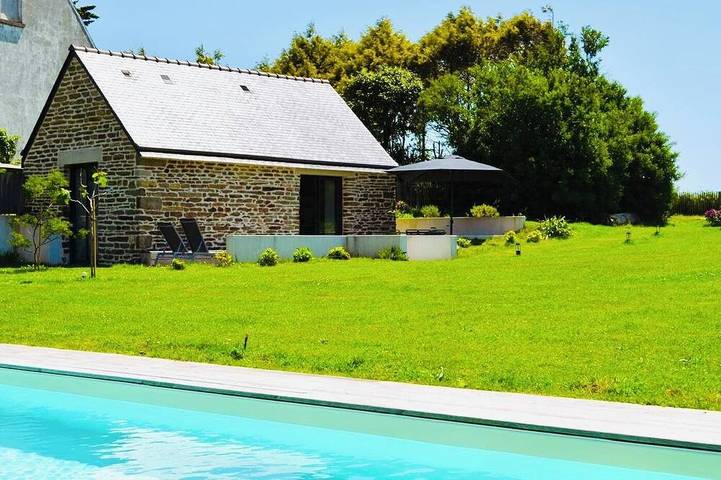 Ferienhaus für 4 Personen, mit Pool und Garten sowie Terrasse - 1
