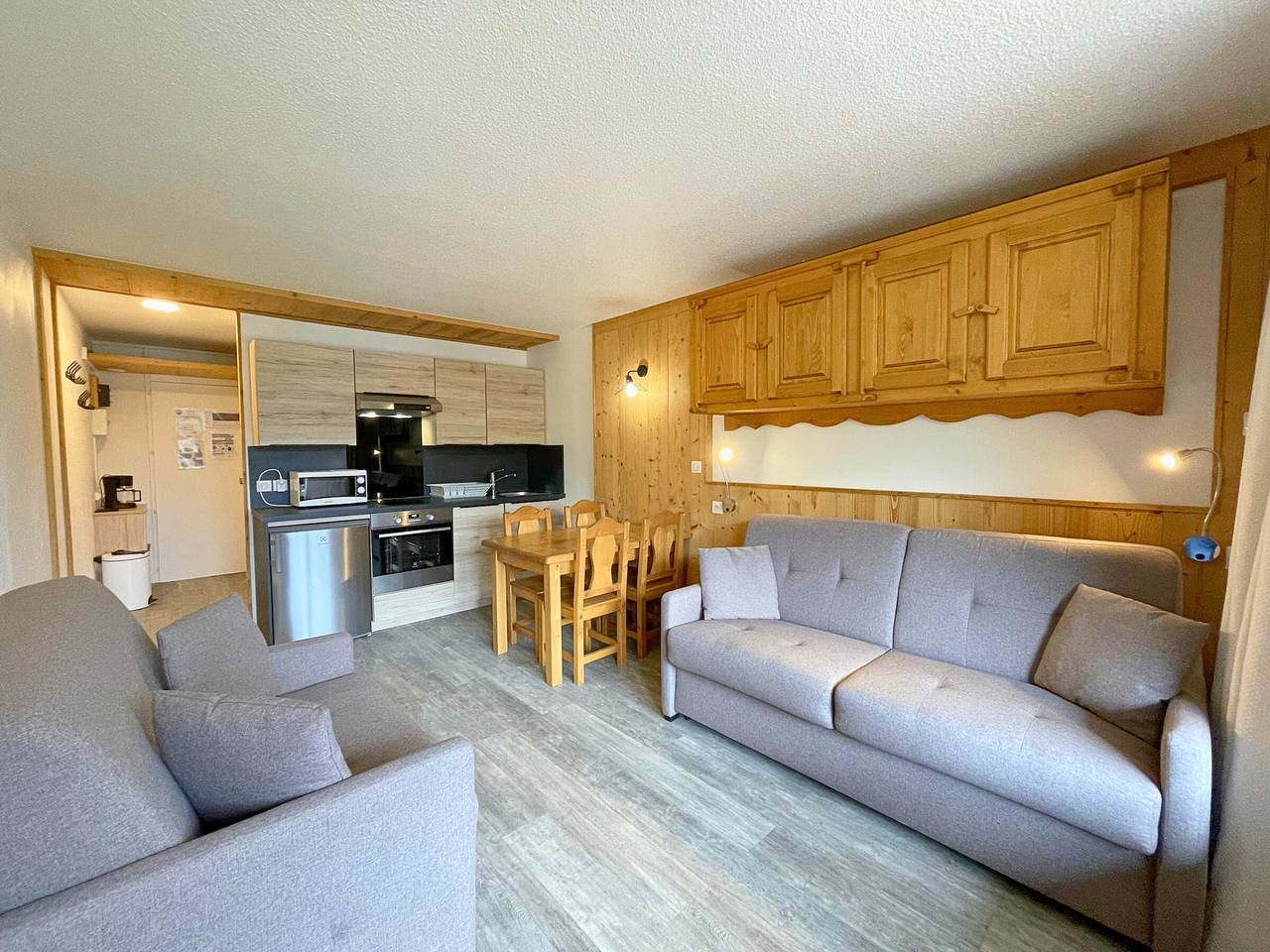 Estudio entero, Acogedor estudio 3 pers, al pie de las pistas en La Croisette in Les Menuires, Saint-Martin-de-Belleville