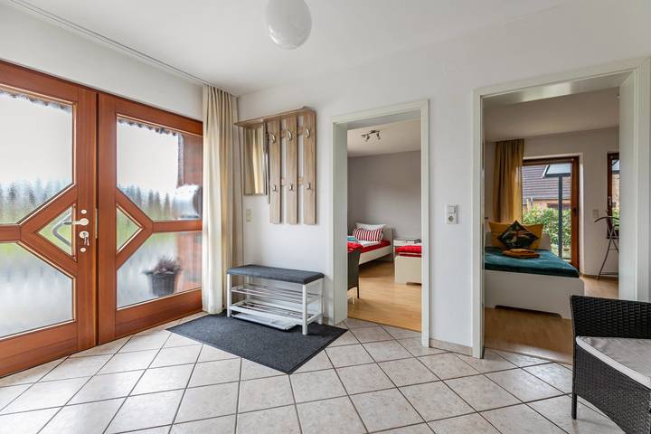 Ganze Wohnung, Ferienwohnung Davio" mit privater Terrasse, privatem Garten und Wi-Fi in Lohe-Rickelshof, Heide und Umgebung