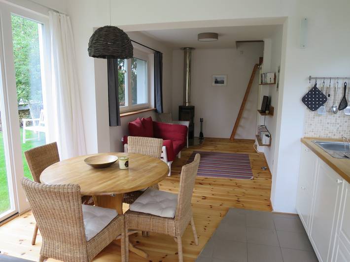 Ferienhaus 'Strandhaus Am Oberuckersee' mit Seeblick, privater Terrasse und Wlan in Warnitz, Uckermark