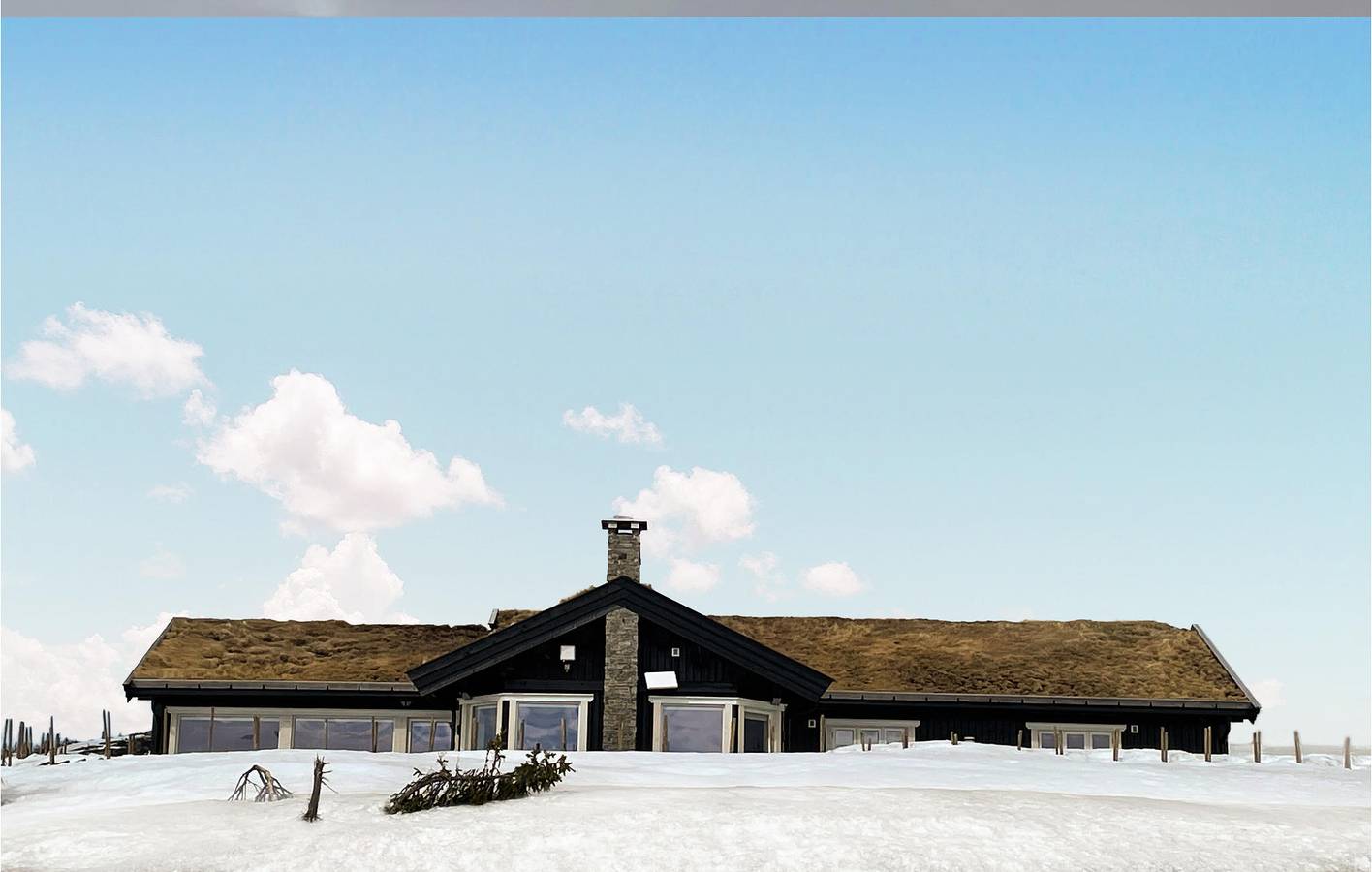 Ferienhaus für 10 Personen mit Garten in Flå
