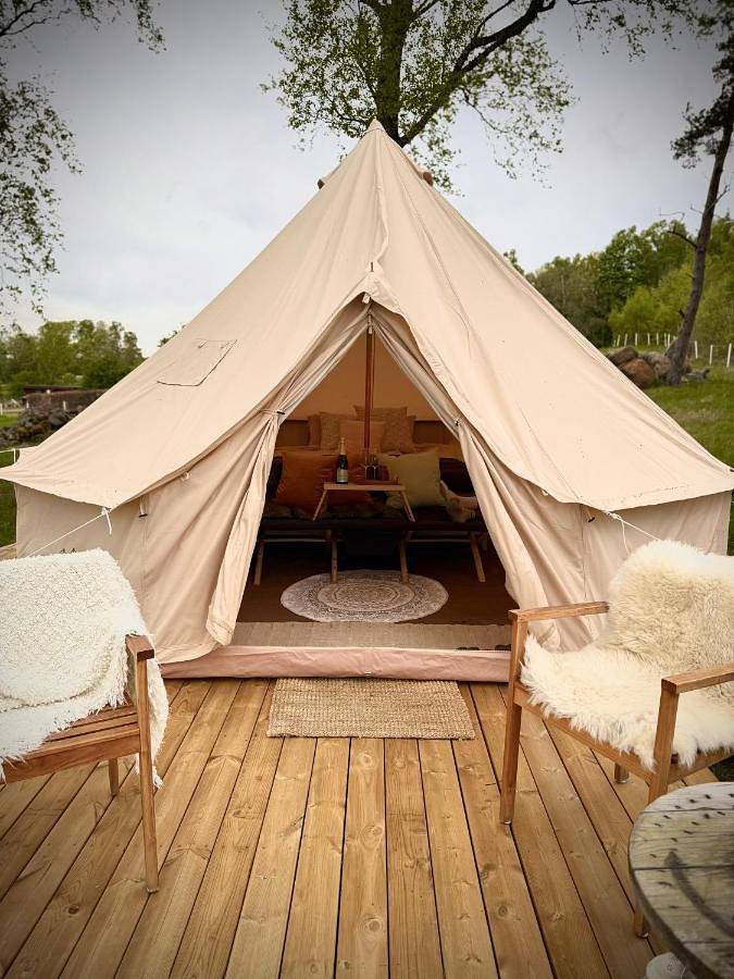 Camping für 3 Personen, mit Sauna und Ausblick sowie Garten, mit Haustier in Südschweden - 3