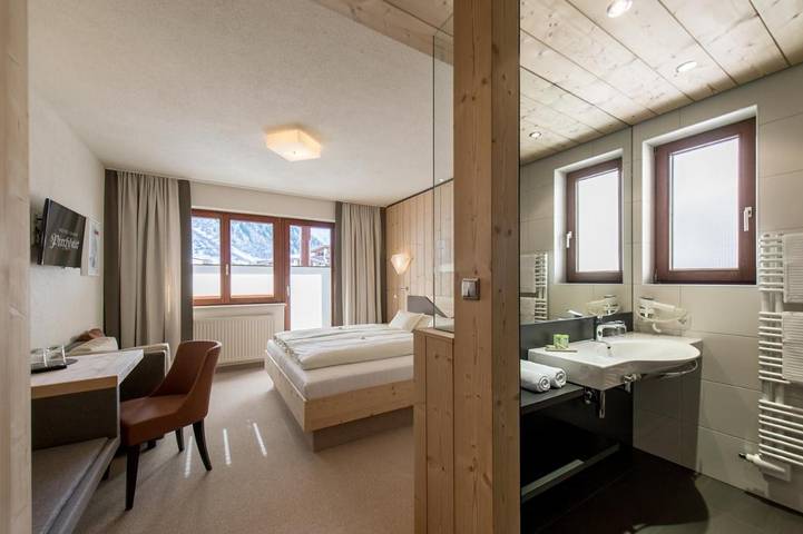 Hotel dla 5 osób, z Balkon i Taras oraz Ogród i Sauna w Obergurgl