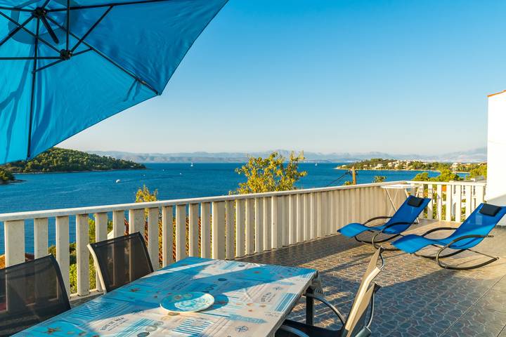Ferienwohnung für 3 Personen, mit Balkon/Terrasse