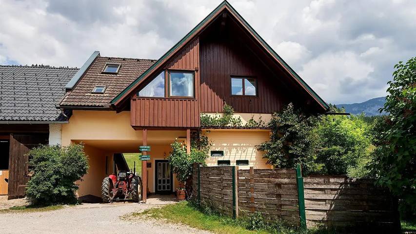Hütte für 6 Personen, mit Balkon und Garten sowie Sauna in Haus - 4