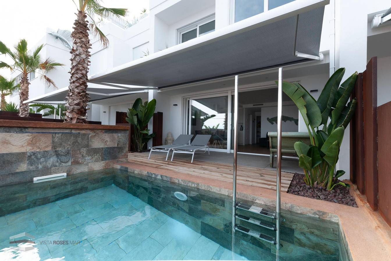 Maison neuve avec piscine privée et vue sur la mer (Ancla Mar nº2 -3) in Roses, Haut-Ampurdan