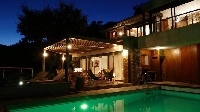 Maison de vacances pour 8 personnes, avec terrasse ainsi que piscine et jardin - 1