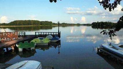 Ferienhaus für 2 Personen, mit Garten und Seeblick sowie Sauna in den Masuren