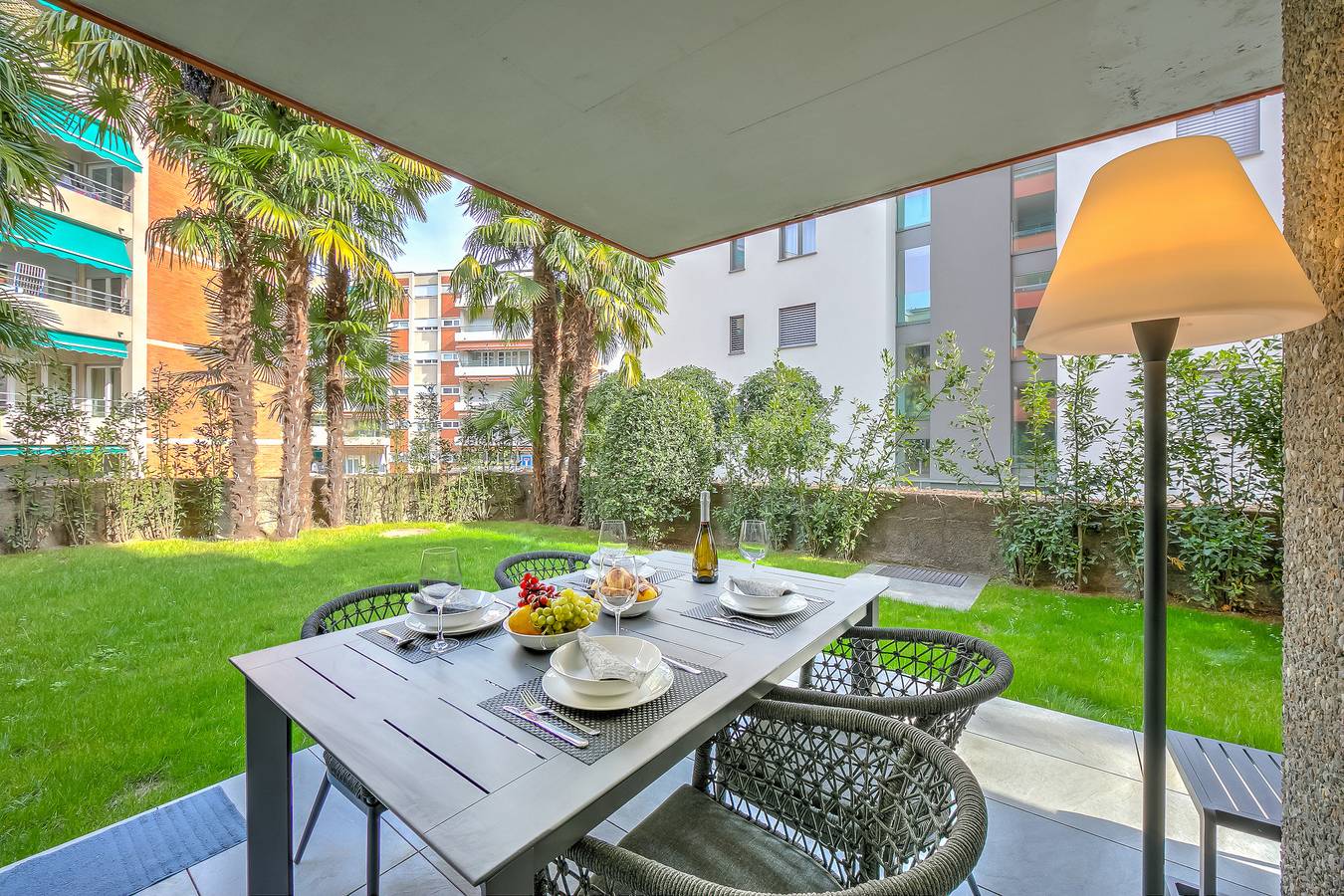 Geheel appartement, Res. San Marco 1 in Lugano, Luganomeer