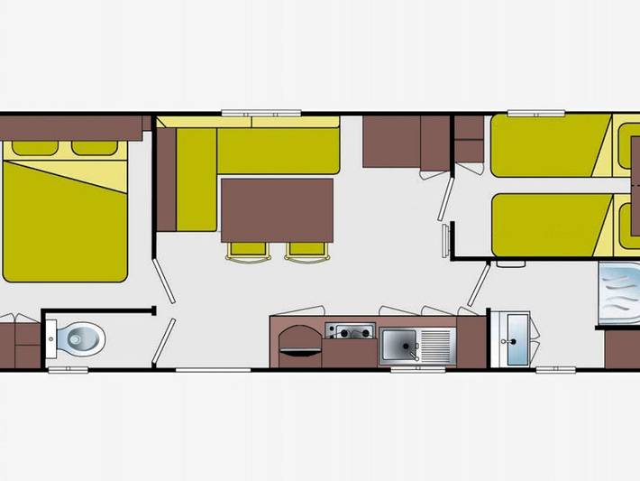 Camping pour 4 personnes, avec piscine dans Région de Besse-et-Saint-Anastaise - 2