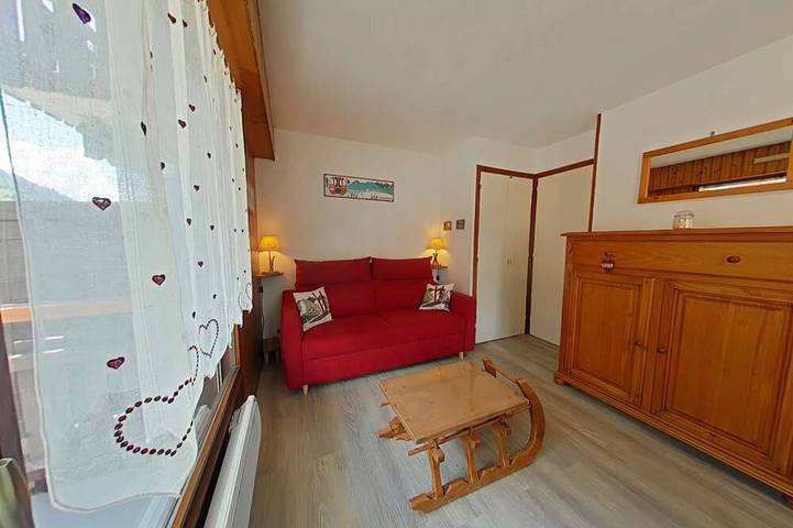 Gîte pour 4 personnes, avec Balcon dans Patinoire Le Grand Bornand
