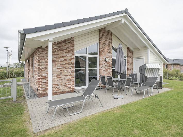 Ferienhaus für 5 Personen, mit Sauna und Terrasse sowie Garten, kinderfreundlich