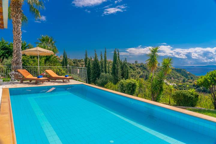 Villa pour 7 personnes, avec balcon et jardin, adapté aux familles dans Skala - 3