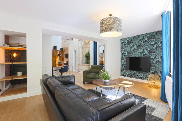 Ferienwohnung für 3 Personen, mit Terrasse und Garten in Nancy
