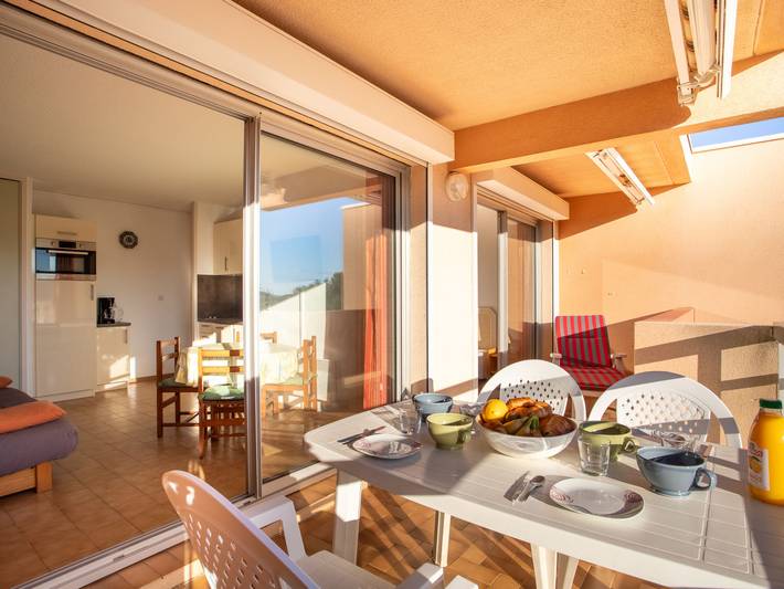 Gîte pour 4 personnes, avec jardin et balcon dans Plage La Favière - 2